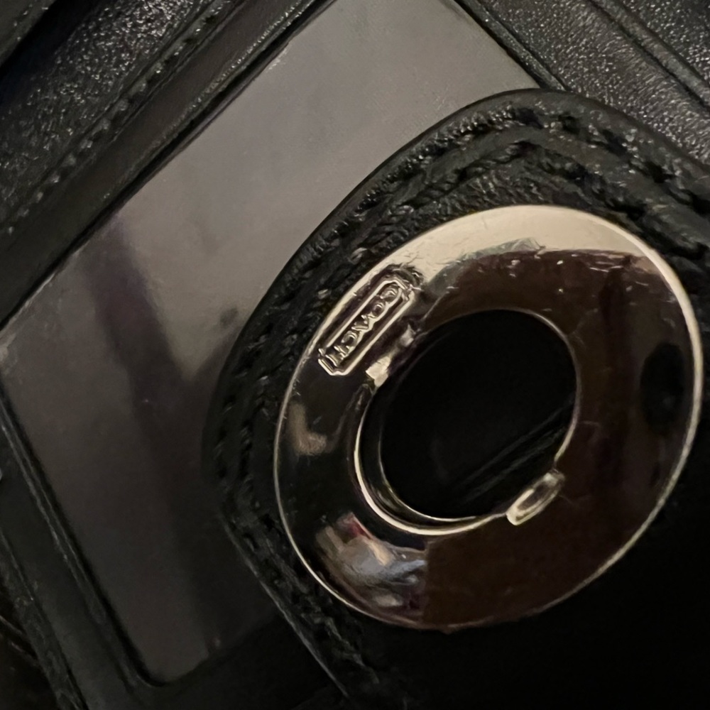 Coach Black Leather Wallet - Picture 6 of 7